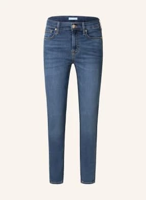 7 For All Mankind Jeansy Skinny The Ankle Skinny blau