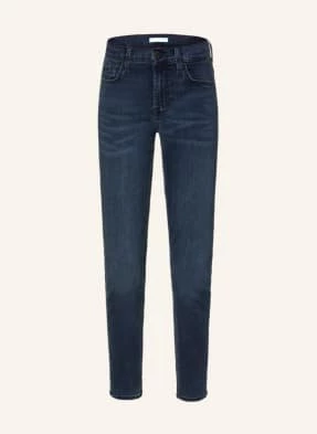 7 For All Mankind Jeansy Skinny The Ankle Skinny blau