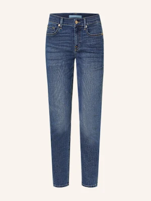 7 For All Mankind Jeansy Skinny The Ankle Skinny blau
