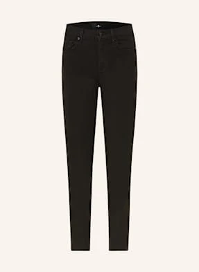 7 For All Mankind Jeansy Skinny The Ankle Skinny schwarz