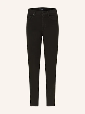 7 For All Mankind Jeansy Skinny The Ankle Skinny schwarz