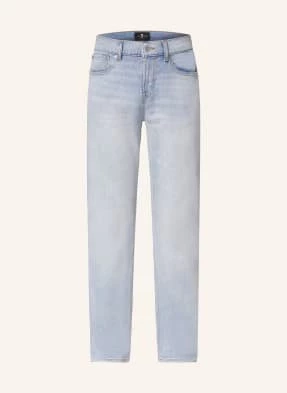 7 For All Mankind Jeansy Slimmy Slim Straight Fit blau