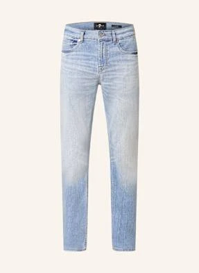 7 For All Mankind Jeansy Slimmy Slim Straight Fit blau