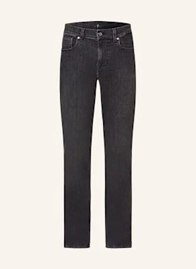 7 For All Mankind Jeansy Slimmy Slim Straight Fit schwarz