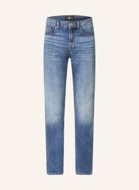 7 For All Mankind Jeansy Slimmy Straight Fit blau