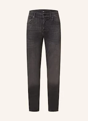 7 For All Mankind Jeansy Slimmy Tapered Extra Slim Fit schwarz