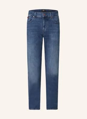 7 For All Mankind Jeansy Slimmy Tapered Fit blau