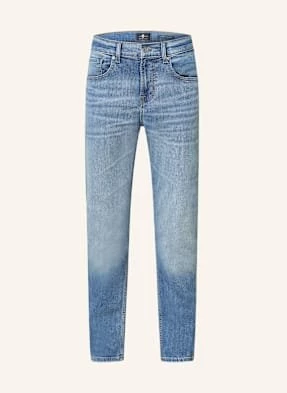 7 For All Mankind Jeansy Slimmy Tapered Fit blau