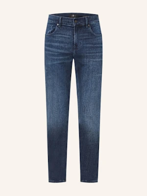 7 For All Mankind Jeansy Slimmy Tapered Fit blau