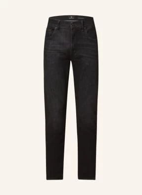 7 For All Mankind Jeansy Slimmy Tapered Fit schwarz