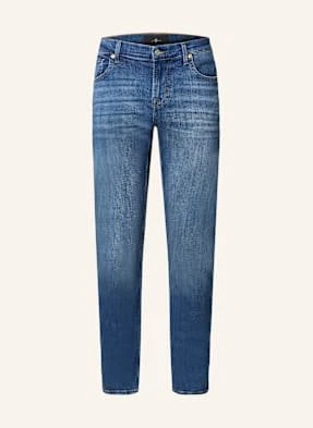 7 For All Mankind Jeansy Slimmy Tapered Vernon Skinny Fit blau