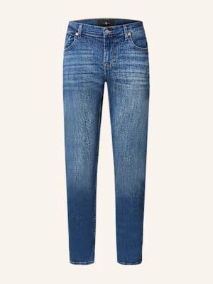 7 For All Mankind Jeansy Slimmy Tapered Vernon Skinny Fit blau