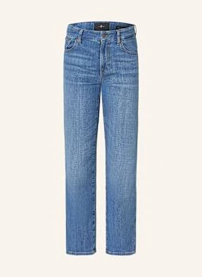 7 For All Mankind Jeansy Straight Calie Straight Ankle blau