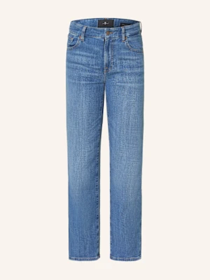 7 For All Mankind Jeansy Straight Calie Straight Ankle blau