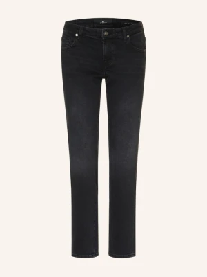 7 For All Mankind Jeansy Straight Low Cigarette schwarz 43V AFTERDARK