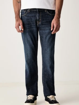 7 FOR ALL MANKIND jeansy straight męskie granatowy