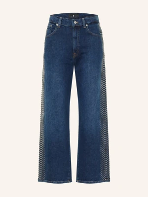 7 For All Mankind Jeansy Straight Stovepipe Z Nitami blau 3S5 REVOLT