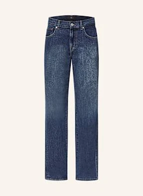 7 For All Mankind Jeansy Straight Tess blau