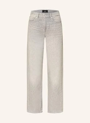 7 For All Mankind Jeansy Straight Tess grau