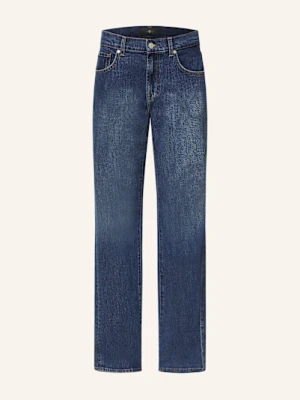 7 For All Mankind Jeansy Straight Tess Trouser blau