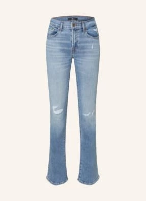 7 For All Mankind Jeansy W Stylu Destroyed Bootcut Tailorless Payphone blau
