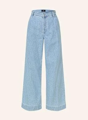 7 For All Mankind Jeansy Wide Leg blau