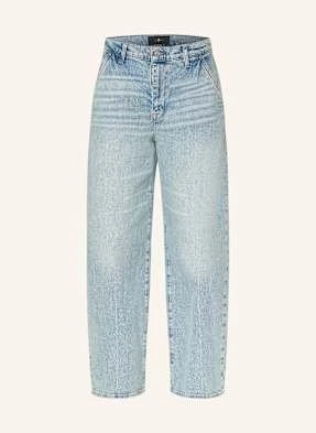 7 For All Mankind Jeansy Wide Leg Bonnie blau