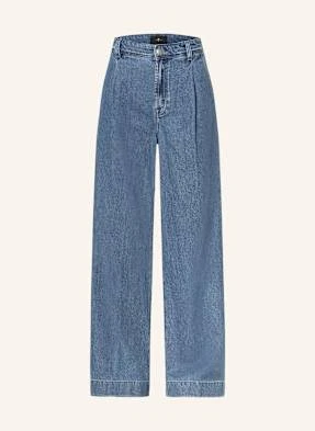 7 For All Mankind Jeansy Wide Leg Hilo blau