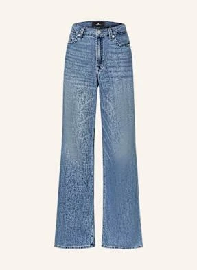 7 For All Mankind Jeansy Wide Leg Lotta blau