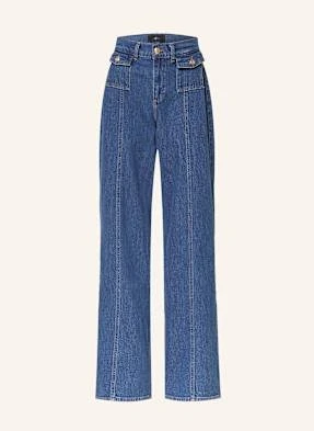 7 For All Mankind Jeansy Wide Leg Lotta blau