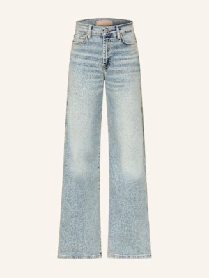 7 For All Mankind Jeansy Wide Leg Lotta blau