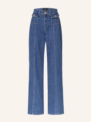 7 For All Mankind Jeansy Wide Leg Lotta blau