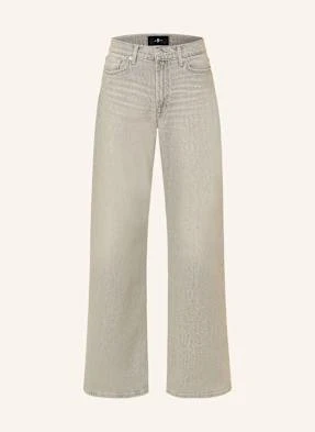 7 For All Mankind Jeansy Wide Leg Lotta grau