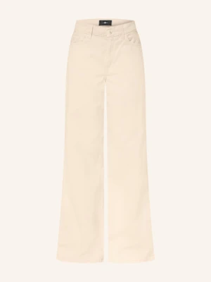 7 For All Mankind Jeansy Wide Leg Lotta weiss