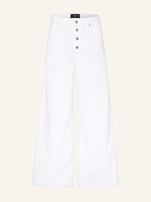 7 For All Mankind Jeansy Wide Leg Low Wide weiss 45C SNOW