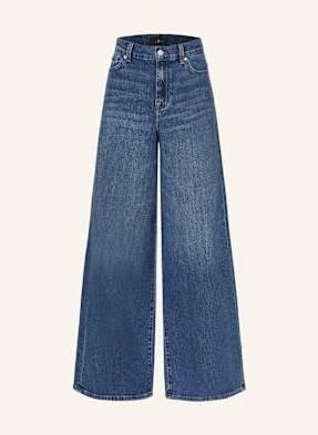 7 For All Mankind Jeansy Wide Leg Marie blau