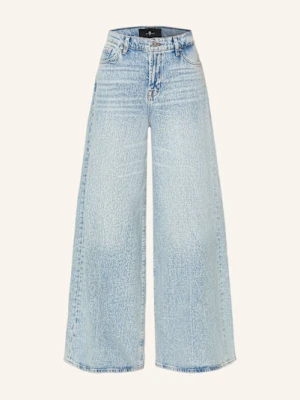 7 For All Mankind Jeansy Wide Leg Marie blau
