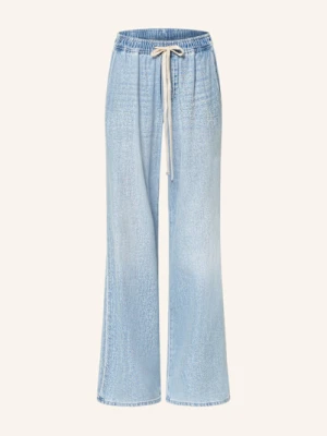 7 For All Mankind Jeansy Wide Leg Pull On Wide Leg blau