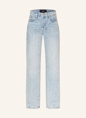 7 For All Mankind Jeansy Wide Leg Twisted Tess blau
