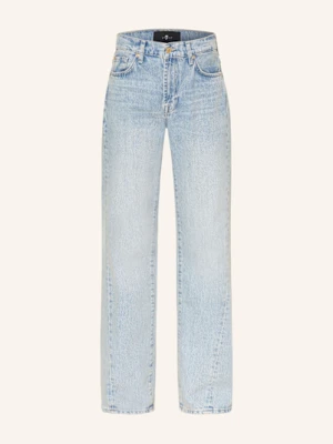 7 For All Mankind Jeansy Wide Leg Twisted Tess blau