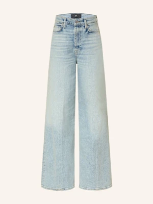 7 For All Mankind Jeansy Wide Leg Ultra High Rise Jo blau