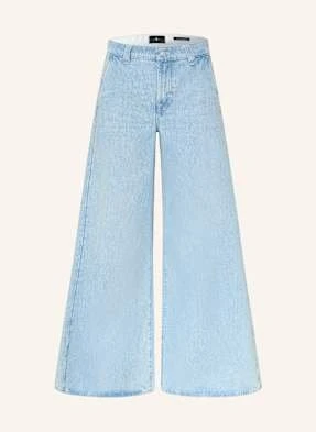 7 For All Mankind Jeansy Wide Leg Willow blau