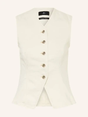 7 For All Mankind Kamizelka Typu Blezer weiss