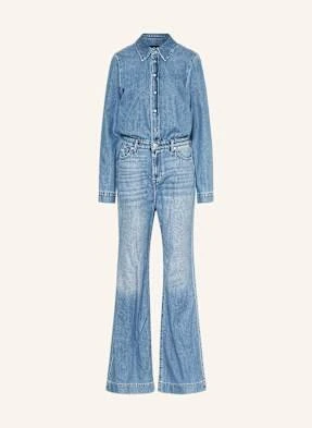 7 For All Mankind Kombinezon Jeansowy Hilo blau