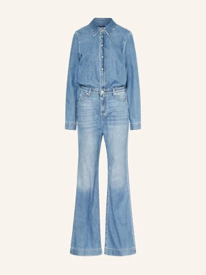 7 For All Mankind Kombinezon Jeansowy Hilo blau NIEBIESKI
