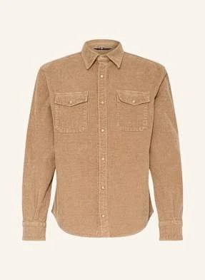 7 For All Mankind Koszula Wierzchnia Ze Sztruksu beige