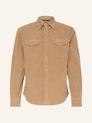 7 For All Mankind Koszula Wierzchnia Ze Sztruksu beige