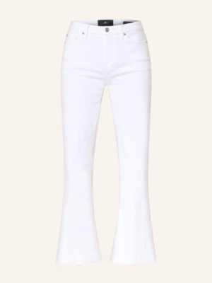 7 For All Mankind Krótkie Dżinsy Cropped Dojo weiss