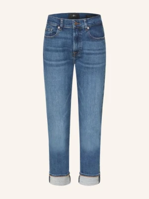 7 For All Mankind Krótkie Dżinsy Moonwater blau