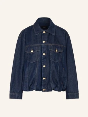 7 For All Mankind Kurtka Dżinsowa Gathered blau